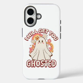 Adorable Funny Ghost - Niedliches Valentine Ghost iPhone 16 Hülle