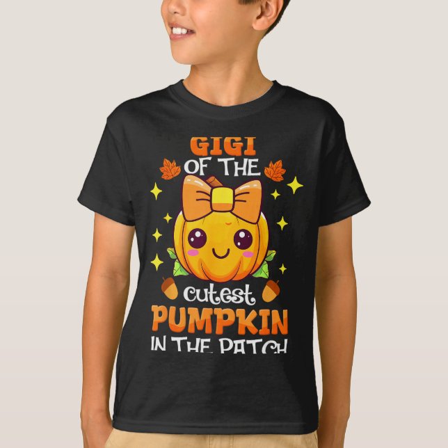 Adorable Gigi Of The Cutest Pumpkin In The Patch  T-Shirt (Vorderseite)