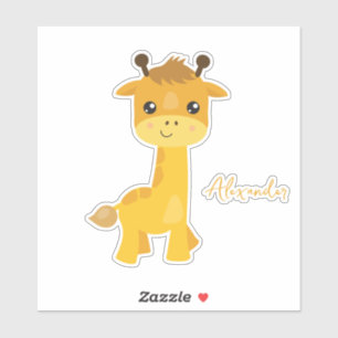 Adorable Giraffe Aufkleber