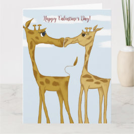 Adorable Giraffe Lovers Karte