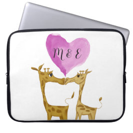 Adorable Giraffe Lovers Laptopschutzhülle