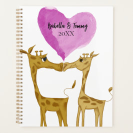 Adorable Giraffe Lovers Planer
