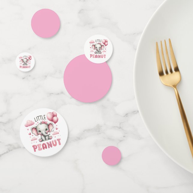 Adorable Girl Little Peanut Konfetti (Gruppe)