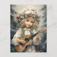 Adorable Girl mit Gitarre
