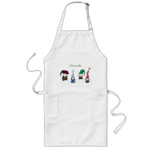 Adorable Gnome Posse Lange Schürze