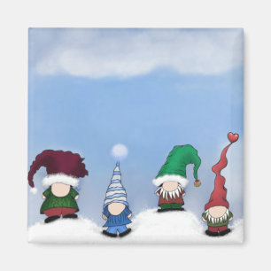 Adorable Gnome Posse Magnet
