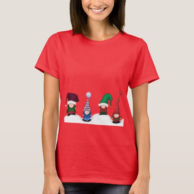 Adorable Gnome Posse T-Shirt (Vorderseite)