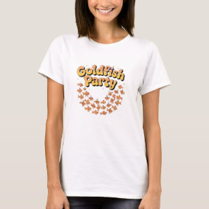 Adorable Goldfish Grafik für Begleiter T-Shirt