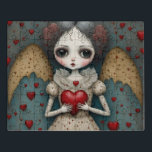 Adorable Gothic Valentine Doll Puzzle<br><div class="desc">Adorable Gothic Valentine Doll AI generierte Kunst</div>
