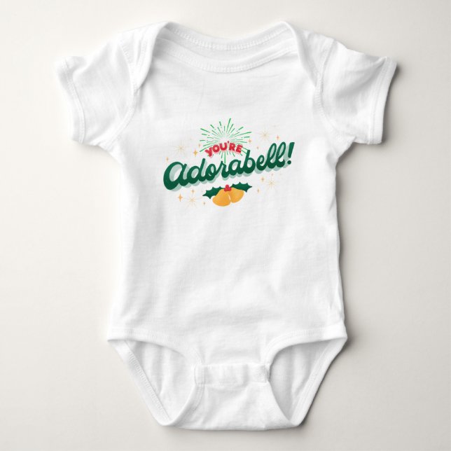 "Adorable Graphic Design that Captures" " Baby Strampler (Vorderseite)