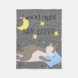 Adorable graue Muster Kinder Fleecedecke