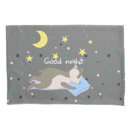 Adorable graue Muster Kinder Kissenbezug