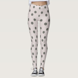 Adorable graue Punkte Frauen Leggings