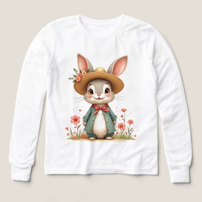 Adorable Gray Bunny (Design Vorderseite)