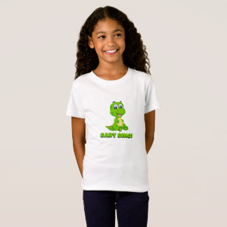 Adorable Green Baby Dino Cartoon - Niedlicher Dino T-Shirt