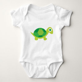 Adorable Green Turtle Baby Bodysuit für Neugeboren Strampler