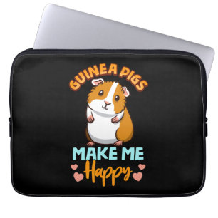 Adorable Guinea machen mich glücklich Laptopschutzhülle