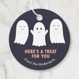 Adorable Halloween Ghosts - Hier ist eine Leckerei Geschenkanhänger