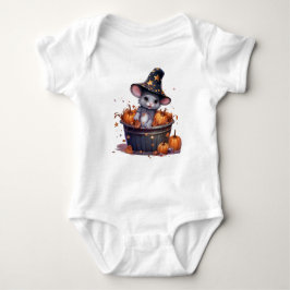 ADORABLE HALLOWEWEEN MAUS IN EINEM BUCKET BABY STRAMPLER