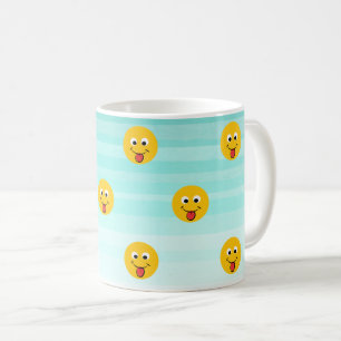 Adorable Happy Emoji Face-Sei immer glücklich Kaffeetasse