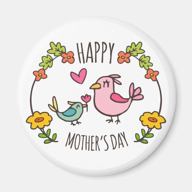Adorable Happy Mother Day | Magnet (Vorne)