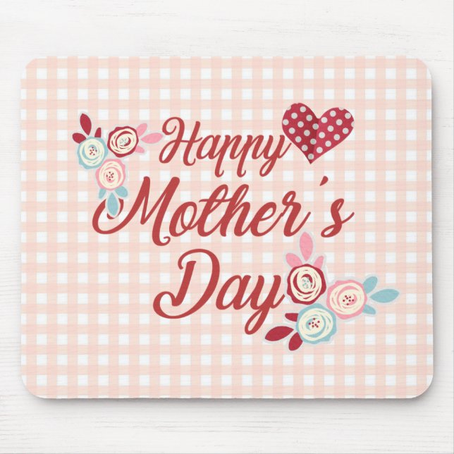 Adorable Happy Mother Day | Mousepad (Vorne)