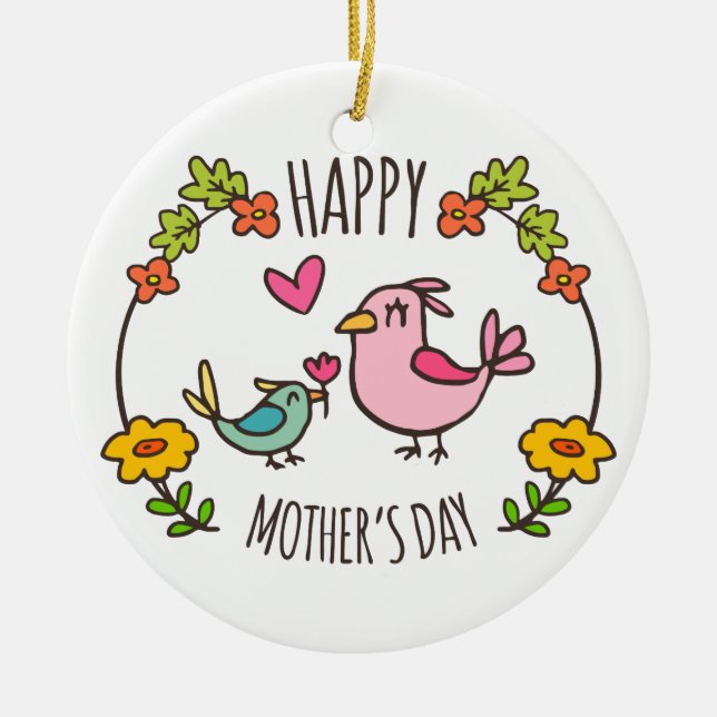 Adorable Happy Mother Day | Ornament (Vorne)
