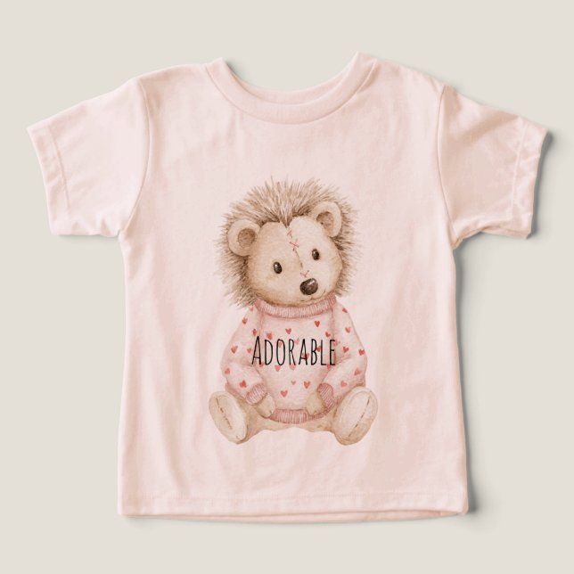 Adorable Hedgehog Animal (Design Vorderseite)