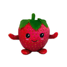 Adorable Hochwertige Rote Erdbeere 5" Plushie