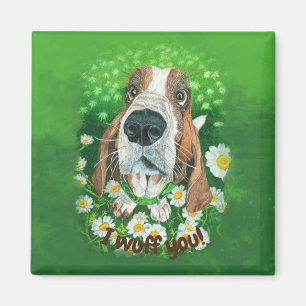 Adorable Hound in den Tagen - ich wüte Sie Magnet