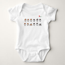 Adorable Hunde Baby Bodysuit Strampler