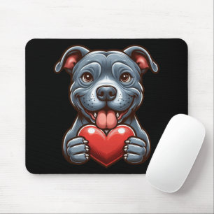 Adorable Hunde begeistern Herz mit glücklichen Aus Mousepad