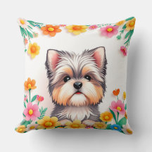 Adorable Hunde Gerahmt von Blume