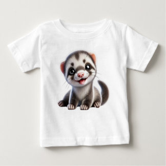 Adorable Hurón Bebé Baby T-shirt