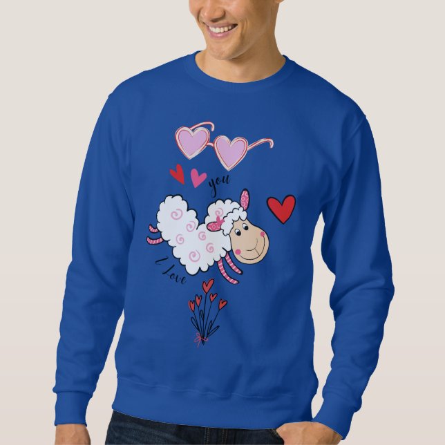 Adorable I Liebe Sie Graphic Hoodie (Vorderseite)
