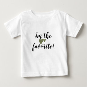 Adorable, ich bin der Lieblings-Kleinkind-T - Shir Baby T-shirt