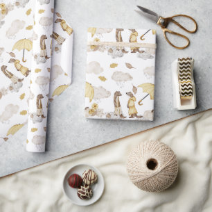 Adorable, in Gelb, Gelb verkleidete Schale Geschenkpapier