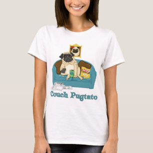 Adorable individuell anpassbare Couch Pugtato T-Sh T-Shirt