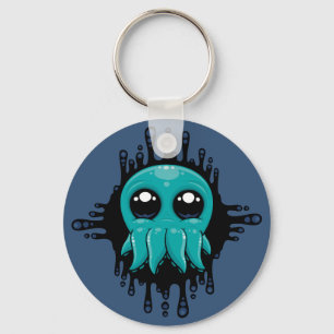 Adorable Inky Baby Octopus Friend Schlüsselanhänger