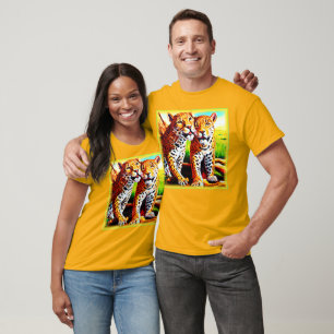 Adorable Jaguar Cubs im Dschungel. Jetzt kaufen T-Shirt