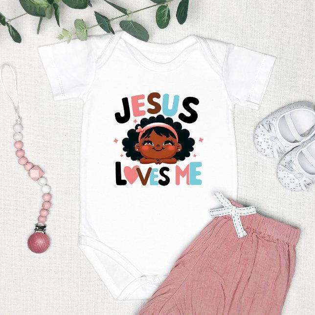 Adorable "Jesus Lieben Me"-Design Baby Strampler (Von Creator hochgeladen)