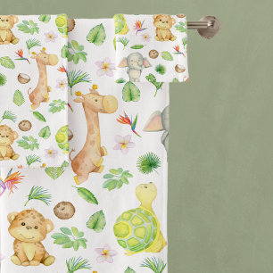Adorable Jungtiere Kinder Badhandtuch Set