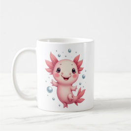Adorable Kawaii Axolotl Niedliches Wasser Kaffeetasse