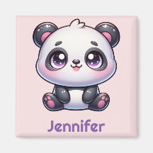 Adorable Kawaii Panda Personalisiertes Design