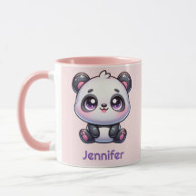 Adorable Kawaii Panda Personalisiertes Design