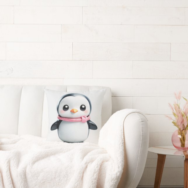 Adorable Kawaii Penguin Pillow Kissen (Liege)