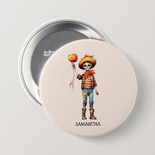 Adorable Kid Zombie - Niedliches Halloween (3) Button