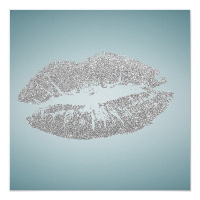 Adorable Kiss, Lips, Makeup artist Poster (Vorderseite)