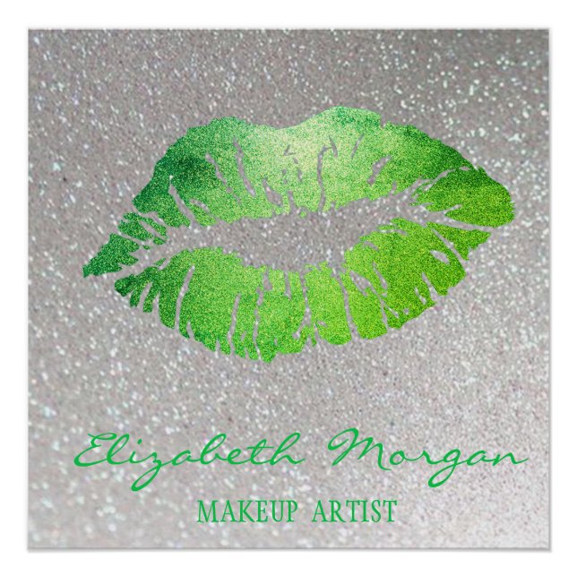 Adorable Kiss, Lips, Makeup artist Poster (Vorderseite)