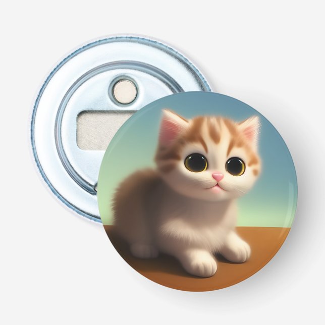 Adorable Kitten Flaschenöffner (Vorderseite)